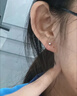 玖維婭 S999足銀耳釘女養耳洞耳骨釘簡(jiǎn)約小巧耳針?lè )蓝箩樁羲X(jué)免摘 S999足銀 球球耳釘【禮盒裝】3MM 曬單實(shí)拍圖