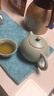 祥業(yè)汝窯泡茶壺西施壺功夫茶具開(kāi)片可養側把壺大號茶杯汝瓷陶瓷家用 大號西施壺 300ml 曬單實(shí)拍圖