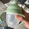 愛(ài)咔威（IKV）兒童水杯 硅膠學(xué)飲吸管嬰幼兒鴨嘴吸嘴杯學(xué)飲兩用 鴨嘴款-小綠瓶 160ml 曬單實(shí)拍圖