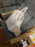 伽嗒大容量帆布袋購物袋單肩包女大號手提包簡(jiǎn)約帆布包手提袋男士通用 米白加大號-磁扣版【50*16*40】 純色簡(jiǎn)約帆布袋 曬單實(shí)拍圖