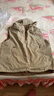 雙面穿馬甲女春秋新款疊穿寬松休閑連帽無(wú)袖坎肩背心上衣馬夾外套 卡其色 【雙面穿】 L 106-120斤 曬單實(shí)拍圖