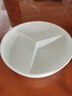品喻（PINYU）三分格陶瓷蒸盤(pán)電飯鍋蒸籠家用寶寶兒童輔食餐盤(pán)減脂盤(pán)子 曬單實(shí)拍圖
