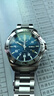 野狼全自動(dòng)機械表男士軍防水正品氚氣夜光藍緑水鬼潛水鋼帶手表V1019 本色藍盤(pán)鋼帶款 -綠光 曬單實(shí)拍圖