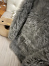 MSBEAST野獸小姐 托斯卡納皮毛一體外套V領(lǐng)寬松羊羔毛皮草女丨及簡(jiǎn)之境 鉛筆灰 M 曬單實(shí)拍圖