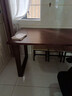 家逸實(shí)木大板桌去客廳化大長(cháng)桌家用長(cháng)方形餐桌辦公長(cháng)條桌學(xué)習書(shū)桌 曬單實(shí)拍圖