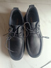 森達休閑皮鞋男牛皮軟面系帶上班通勤商務(wù)正裝鞋JDZ04DM4 黑色 41 曬單實(shí)拍圖