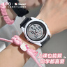 Hello Kitty電子手表女學(xué)生夜光防水三麗鷗學(xué)生運動(dòng)手表電子表初高中生 曬單實(shí)拍圖
