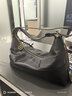 GROTTO個(gè)樂(lè )新款ArkHobo牛皮單肩包大容量通勤出游休閑手袋 經(jīng)典黑L 金標 L 曬單實(shí)拍圖
