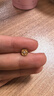 潮宏基足金黃金耳釘女款定價(jià) 好事發(fā)生 EEG32200038 有鉆單只款 曬單實(shí)拍圖