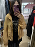 ubras輕薄蟬翼防曬衣女外套后背捏褶連帽透氣戶(hù)外服 晨曦黃色 L 曬單實(shí)拍圖