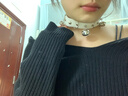 項圈鈴鐺女仆情趣帶鏈子頸圈男款情趣choker牽引繩脖頸情侶項鏈sm 白色鈴鐺+牽引繩 曬單實(shí)拍圖