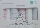 全棉時(shí)代嬰兒口水巾兒童小毛巾純棉紗布手帕洗臉面巾禮盒裝25*25cm 6條裝 曬單實(shí)拍圖