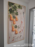 潔雕新中式玄關(guān)裝飾畫(huà)入戶(hù)正對門(mén)掛畫(huà)2026最新款高級感走廊過(guò)道墻壁畫(huà) 喜上眉梢-B 70*140（晶瓷平面+鋁合金邊框） 曬單實(shí)拍圖