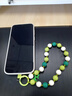 優(yōu)思頓手機掛繩手機鏈掛手腕新年過(guò)年紅色新款超好看鏈條串珠新年女式高端本命年環(huán)扣攜帶防丟墊片夾片鏈 【綠色】結實(shí)不易斷*贈送墊片 曬單實(shí)拍圖
