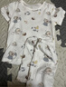 童泰（TONGTAI）寶寶短袖套裝夏季純棉嬰兒上衣兒童內衣男女童短褲提花藍色100cm 曬單實(shí)拍圖
