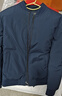 杉杉（FIRS）鴨絨棒球領(lǐng)夾克羽絨服男冬季新款加厚保暖防風(fēng)商務(wù)干部外套549 灰藍 L (175) （推薦125-140斤） 曬單實(shí)拍圖