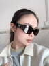 BOLON暴龍眼鏡潮酷太陽(yáng)鏡男科技感曲面屏墨鏡女遮陽(yáng)防曬防紫外線(xiàn)BX5007 【明星同款】】A10 亮黑色 曬單實(shí)拍圖