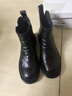 天美意女靴加絨商場(chǎng)同款英倫復古時(shí)尚百搭短靴女切爾西靴 黑色 38 曬單實(shí)拍圖