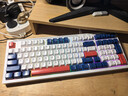 惠普K300真機械手感鍵盤(pán) 輕音高顏值 98客制化配列 插拔有線(xiàn)游戲專(zhuān)用吃雞筆記本電腦電競lol三拼色白芯 曬單實(shí)拍圖