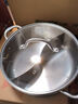 1號會(huì )員店28cm3層鋼火鍋加厚304不銹鋼鴛鴦火鍋家用兩用湯鍋大容量雙味火鍋 曬單實(shí)拍圖