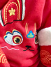 童泰（TONGTAI）嬰兒連體衣秋冬季男女寶寶紅色過(guò)年喜慶衣服兒童拜年服新年裝 大紅 【側開(kāi)連帽連體衣】 73cm 曬單實(shí)拍圖