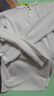 羅蒙（ROMON）純棉長袖T恤男士POLO翻領純色上衣打底衫商務休閑內搭男裝 白XL 曬單實拍圖