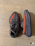 阿迪達斯Yeezy350透氣男鞋灰橙椰子休閑鞋GW1229 38 曬單實(shí)拍圖