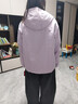 巴布豆（BOBDOG）兒童防風(fēng)外套春裝2026新款女童薄款衣服帥氣潮大童運動(dòng)衣服 紫170 曬單實(shí)拍圖