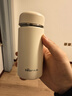 小熊（Bear）保溫杯電鍍彈扣杯白色316L不銹鋼男女士便攜車(chē)載學(xué)生禮物420ml 曬單實(shí)拍圖
