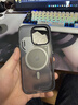 奧魯姆AULUMU A16 適用蘋(píng)果iPhone16Pro 全包半透明夜光磁吸手機殼 雙透散熱 專(zhuān)用MagSafe保護殼 半透灰 曬單實(shí)拍圖