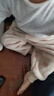 嘟嘟家寶寶褲子加絨冬季男童冬裝保暖女童長(cháng)褲潮兒童休閑褲 米色粉兔100 曬單實(shí)拍圖