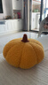 皮爾卡丹（pierre cardin）北歐ins風(fēng)可愛(ài)南瓜抱枕毛絨創(chuàng  )意客廳沙發(fā)靠墊床頭裝飾-黃 曬單實(shí)拍圖