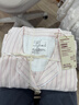 MUJI女式 無(wú)側縫雙層紗織長(cháng)袖睡衣 家居服套裝純棉女士26年春季女裝 淺粉色條紋 M 上裝160/84A 下裝160/66A 曬單實(shí)拍圖