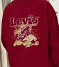 Levi's【馬年過(guò)年衣服】李維斯兒童衛衣長(cháng)袖2026年新款男女童紅色 辣椒紅 160 /80 【建議身高158-170cm】 曬單實(shí)拍圖