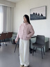 波司登（BOSIDENG）26春季輕薄羽絨服防風(fēng)鎖溫女士輕暖鵝絨短款外套B260135054 水晶粉1199 S 160/84A 體重約100-110斤 曬單實(shí)拍圖