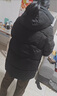 雪中飛中長(cháng)款羽絨服女士中老年媽媽裝可拆卸帽加厚寬松保暖秋冬外套 180 曬單實(shí)拍圖
