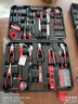 德力西（DELIXI）家用工具箱套裝電工木工電訊維修組套五金手動(dòng)工具65件套裝 曬單實(shí)拍圖