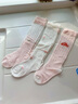 貝因美（Beingmate）嬰兒長(cháng)筒襪新生兒襪子春季寶寶過(guò)膝襪男女童透氣無(wú)骨兒童高筒襪子 曬單實(shí)拍圖