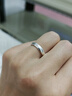 BJYLS999足銀戒指女男素圈食指環(huán)小眾開(kāi)口純銀尾戒飾品生日禮物送女友 【999足銀】極簡(jiǎn)素圈戒指-女款 曬單實(shí)拍圖