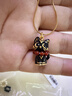 曼卡龍【原創(chuàng  )】神秘黑貓系列黃金吊墜足金掛墜貓咪定價(jià)情人節禮物送女友 曬單實(shí)拍圖