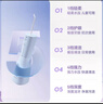 松下（Panasonic）沖牙器立式高頻脈沖水流洗牙器 電動(dòng)沖牙器 煥光瓶 EW-1423 送男女友禮物 靜謐藍 曬單實(shí)拍圖