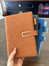 嘉然恒4本裝筆記本文具A5/80張加厚商務(wù)本子記事本舒適膚感羊巴皮面工作日記會(huì )議記錄本辦公文具可定制 曬單實(shí)拍圖