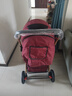 豪威 嬰兒推車(chē)可坐可躺雙向便攜嬰兒車(chē)0-3歲輕便BB手推車(chē)（全車(chē)可水洗） 酒紅色+至尊款+可坐躺雙向+音樂(lè )餐盤(pán)（全車(chē)可水洗） 曬單實(shí)拍圖