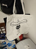 四萬(wàn)公里 帆布包 女手提袋簡(jiǎn)約大容量單肩包文藝時(shí)尚帆布袋子環(huán)保袋收納袋 曬單實(shí)拍圖