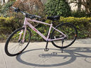 JEEP吉普公路車(chē)自行車(chē)鋁合金平把公路車(chē)男女成人青少年單車(chē)-小魚(yú)曼塔 淺粉色【開(kāi)箱即騎】 S碼（適合身高155-170CM） 24速【休閑通勤】 曬單實(shí)拍圖