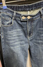 逸陽(yáng)（ESE-Y）超柔云感哈倫老爹牛仔褲女26春新款寬松顯瘦九分香蕉褲 牛仔藍 28 曬單實(shí)拍圖