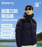 網(wǎng)易嚴選【斷碼清倉】90白鴨絨面包羽絨服加厚保暖蓬松零壓三防男女同款 水墨藍-連帽拼色 M 曬單實(shí)拍圖