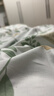 無(wú)印良品床上用品純棉四件套全棉床單被罩被套200x230cm適合母子同睡 青檸 曬單實(shí)拍圖