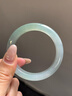 鐲麗人【秋風(fēng)吹舊夢(mèng)】正品天然冰種飄花a貨高端翡翠玉鐲手鐲子真玉女款 56mm-58mm（ 一物一證 假一賠三） 曬單實(shí)拍圖