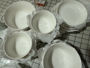 順祥陶瓷純白碗碟套裝家用碗具簡(jiǎn)約餐具整套喬遷碗盤(pán)子高溫釉下彩瓷器 純白12人食67件（湯鍋版）禮盒裝 曬單實(shí)拍圖
